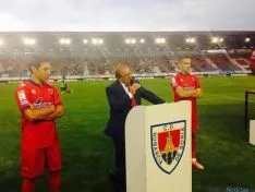 Presentación del Numancia ante el Eibar