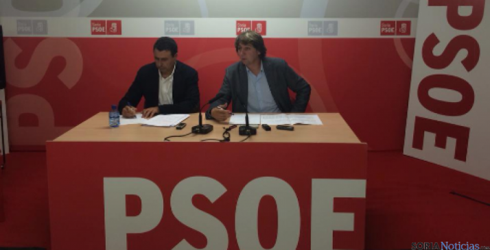 Rueda de prensa del PSOE para valorar los presupuestos. PSOE