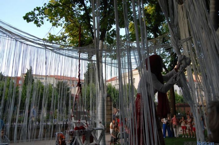 Perfomance en la Feria del Libro