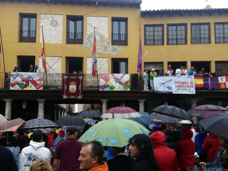 Los sorianos se dejan ver en el Toro de la Vega. / SN