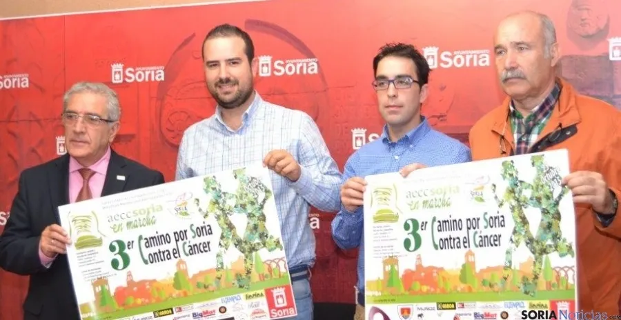 Presentación del tercer Camino por Soria contra el Cáncer