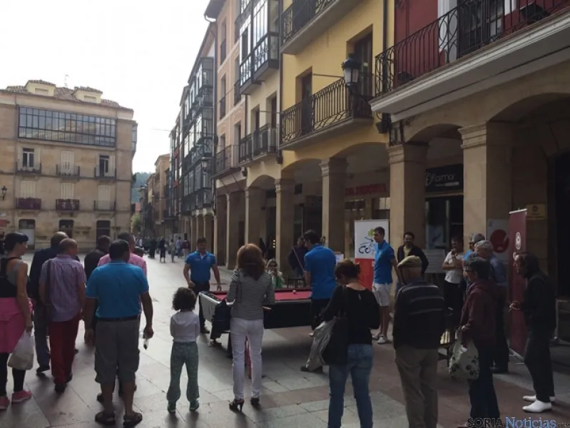 El billar en el centro de Soria