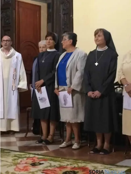 Las sorianas jurando sus votos perpetuos