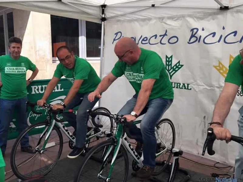 Comienzo de la Bicicleta Solidaria