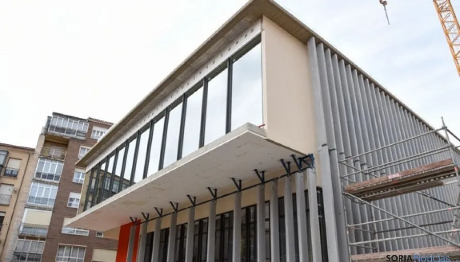 Obras del mercado de abastos en Soria