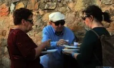 Buen ambiente en La Chata este domingo. / SN
