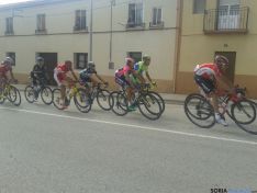 Otra imagen de la Vuelta a su paso por Ágreda. / SN