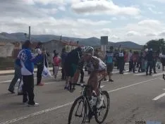 Ágreda, la última localidad soriana que despedía a los ciclistas. / SN