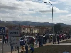 Ágreda, la última localidad soriana que despedía a los ciclistas. / SN