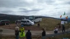 La serpiente multicolor a su paso por Beratón. / SN