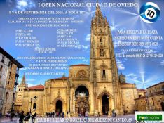 El cartel del open de Oviedo.