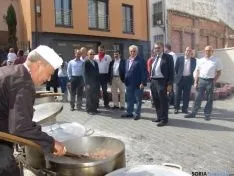Imagen de la comida popular en Ólvega. / SN