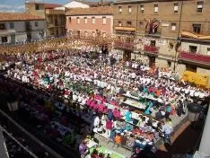 Imagen de la comida popular en Ólvega. / SN