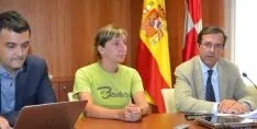 El director general de turismo, Javier Ramírez, en Soria