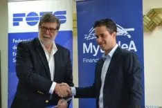 Firma convenio en FOES para préstamos a empresas