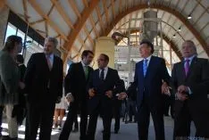 Imagen de la inauguración de la factoría. / SN