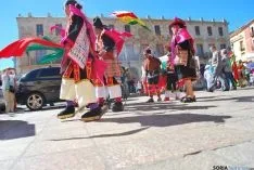 Colores y sol en la plaza Mayor. / SN