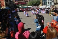 Colores y sol en la plaza Mayor. / SN
