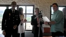 Uno de los homenajeados en el reconocimiento público. / SN