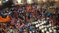Distintas imágenes del pregón adnamantino.