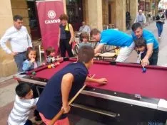 El billar en el centro de Soria