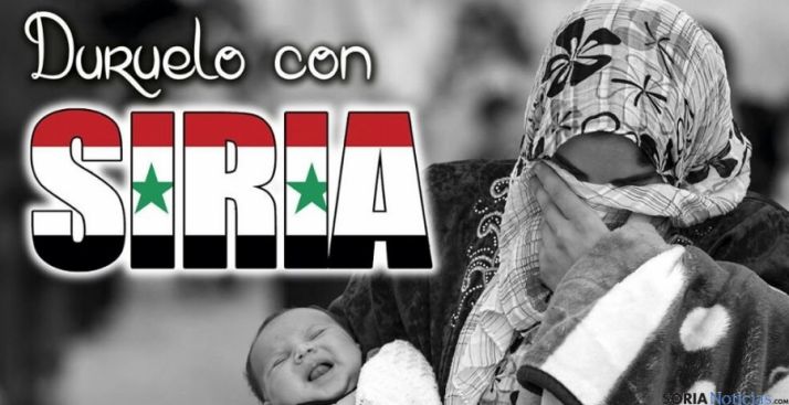 Cartel anunciador de la jornada de Duruelo por Siria