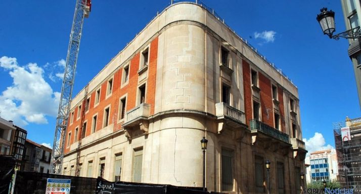 El edificio del Banco de España en la capital soriana. / SN