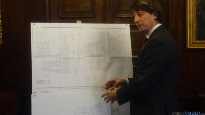 El alcalde de Soria, Carlos Martínez