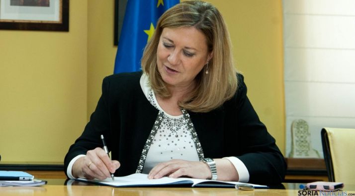 La consejera de Hacienda, Pilar del Olmo. 