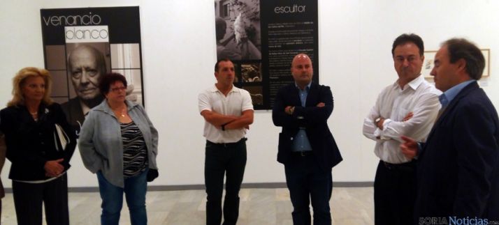 Inauguración de la muestra burgense. 