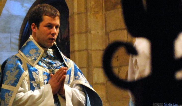 Andaluz en su ordenación como diácono./SN