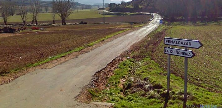 La SO-P-3005 a su entrada al pueblo./GM