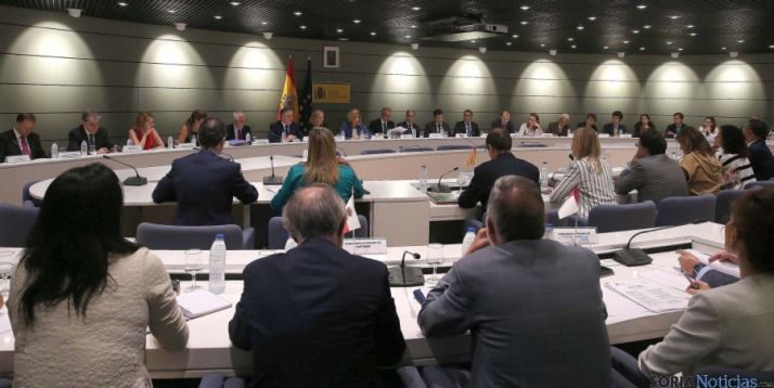 Imagen del consejo sectorial de Inmigración este martes en Madrid.
