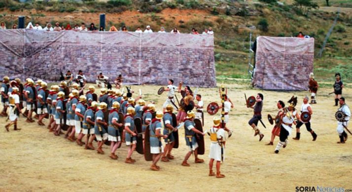 Una de las representaciones de Tierraquemada en Numancia. / SN