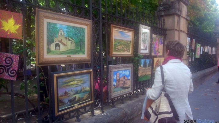 Los pintores sorianos muestran sus cuadros en El Espol&oacute;n