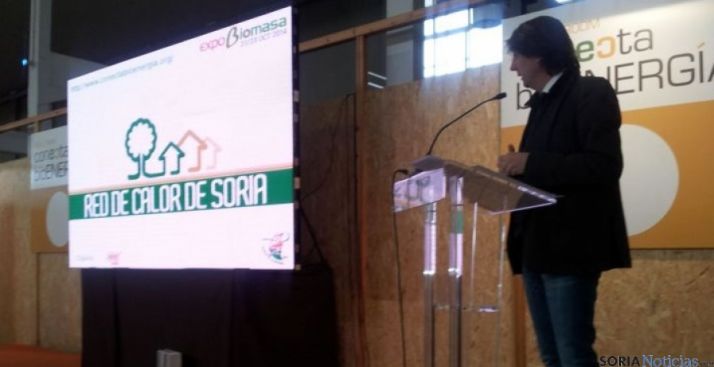 Expositor de Rebi en Expobioenergía