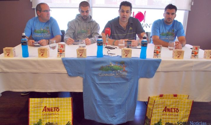 Presentación de las pruebas este martes en el restaurante Trashumante. / SN