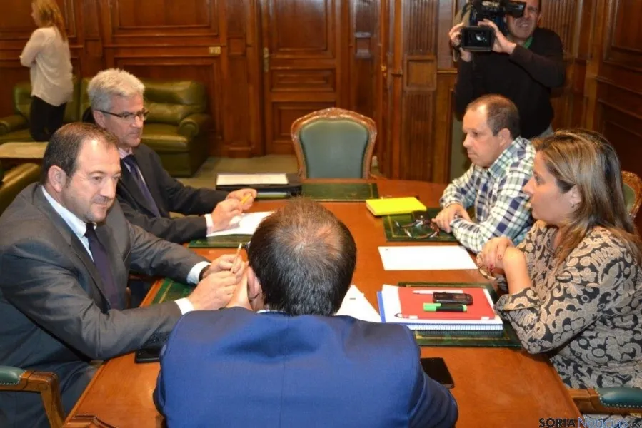 Reunión presidentes Diputaciones Soria yTeruel