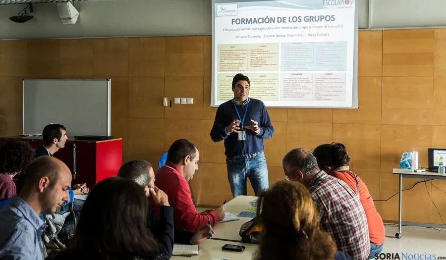 Abellón, durante su ponencia en el evento.