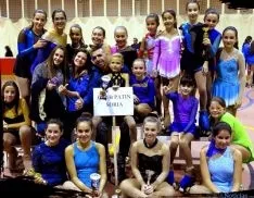 Las patinadoras del club soriano.