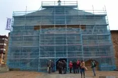 Obras en la iglesia de Santo Domingo de Soria