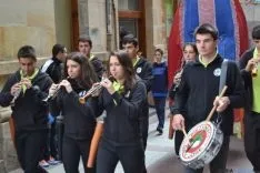 Gigantes y Cabezudos por el centro de Soria