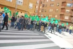 Imagen de la jornada de protesta. / SN