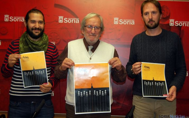 Ernesto López (izda.), Jesús Bárez y César Gonzalo. / Ayto.