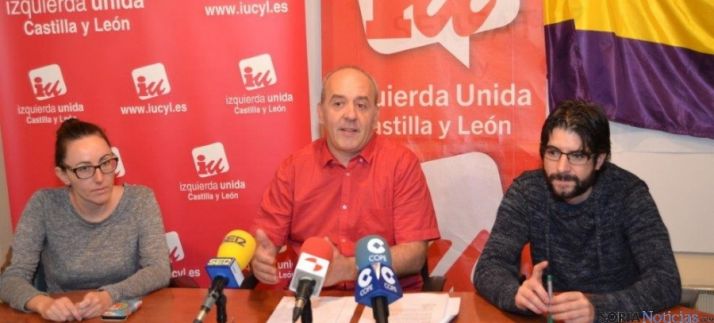Representantes de IU en Soria