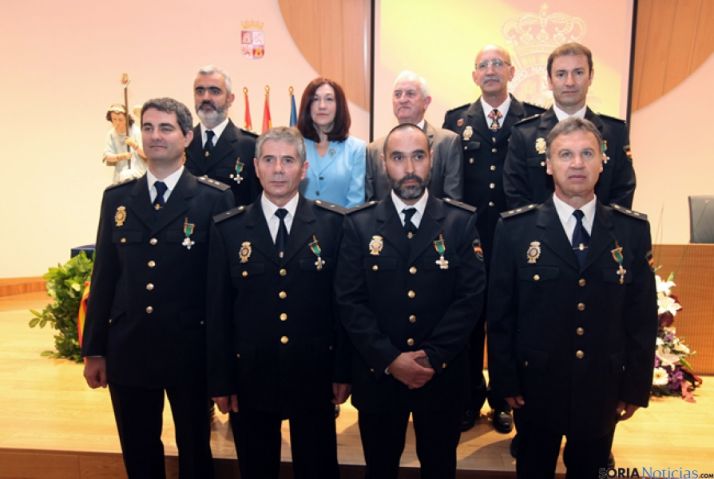 Agentes homenajeados