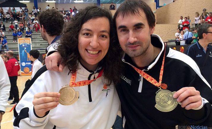 Cristina Hoyuelos e Iván Delgado. 