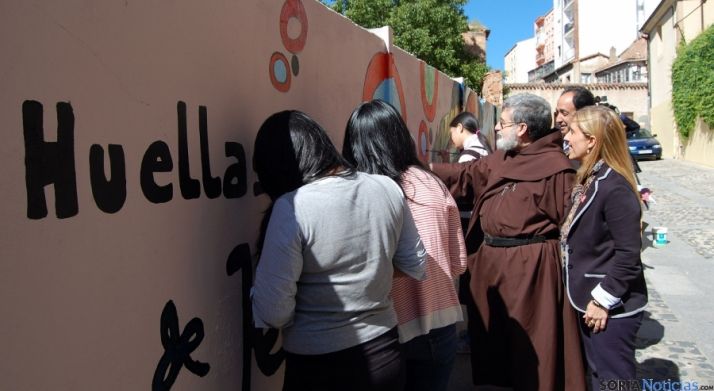 Mural de Santa Teresa en Soria