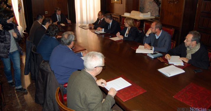 Reunión en el ayuntamiento este miércoles. / Ayto.