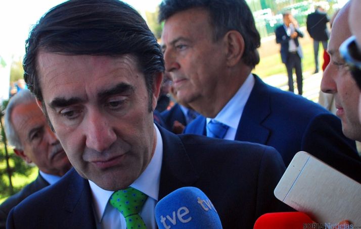 Suárez-Quiñones, en su última visita a Soria en septiembre. / SN